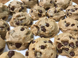 Soft Peanut Butter Chocolate Chip Cookies: gluten-free and dairy-free recipes by Elena McCown, LLC a health coach in Franklin, TN